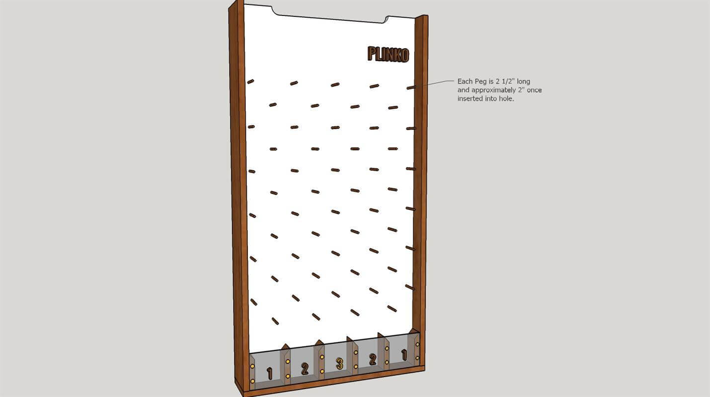 Plinko Game Board